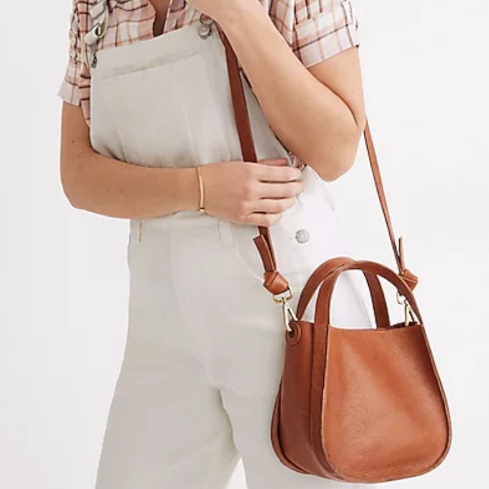 Madewell Tan Leather Crossbody Bag